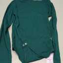 MANGOPOP Tank Top Body Suits Women Sexy Crew Neck Racerback Halter Ribbed Sleeveless Bodysuit for Women (Small, 06-long Sleeve Deep Green)