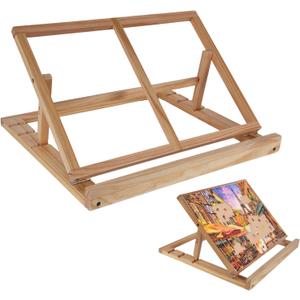 Puzzle Board Stand, Puzzle Board Stand for Tely,Puzzle Holder Board Portable, Puzzle Holder Board Can Stand, High Tilt Angles with 3 Adjustable High and Low Tilt Angle18.89x 13.38(Only Stand)