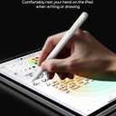 MoKo Pencil for iPad (A16) 11th 10th Gen, Stylus Pen for 2018-2025 Apple iPad 11/10/9/8/7/6/A16, Mini 7/6/5, Air M3/M2 11"/13"/5/4/3, Pro M4 13"/12.9"/11" Tilt Sensitivity, USB-C Fast Charging,White