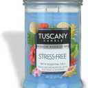 Tuscany Candle Stress-Free Long-Lasting Scented Jar Candle, 18 oz EVD