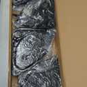 ADOVEL 4 Layer Corner Shower Caddy, Stainless Steel Constant Tension Pole Shower Organizer, Adjustable Corner Shower Shelf, Rustproof 3.3 to 9.8 ft (Black)