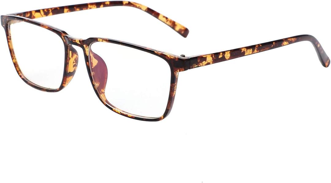 oriopxic Distance Glasses For Men Women -0.50 Lightweight Nearsighted Myopia Glasses (Tortoise)