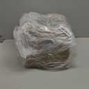 Qilery 50 Pcs Wedding Paper Gift Bags Bulk with Tissue Paper Small Gift Bags with Handle and Tags for Birthday Wedding Mothers' Day Party Business(Brown,7.9 x 3.9 x 9.8'')