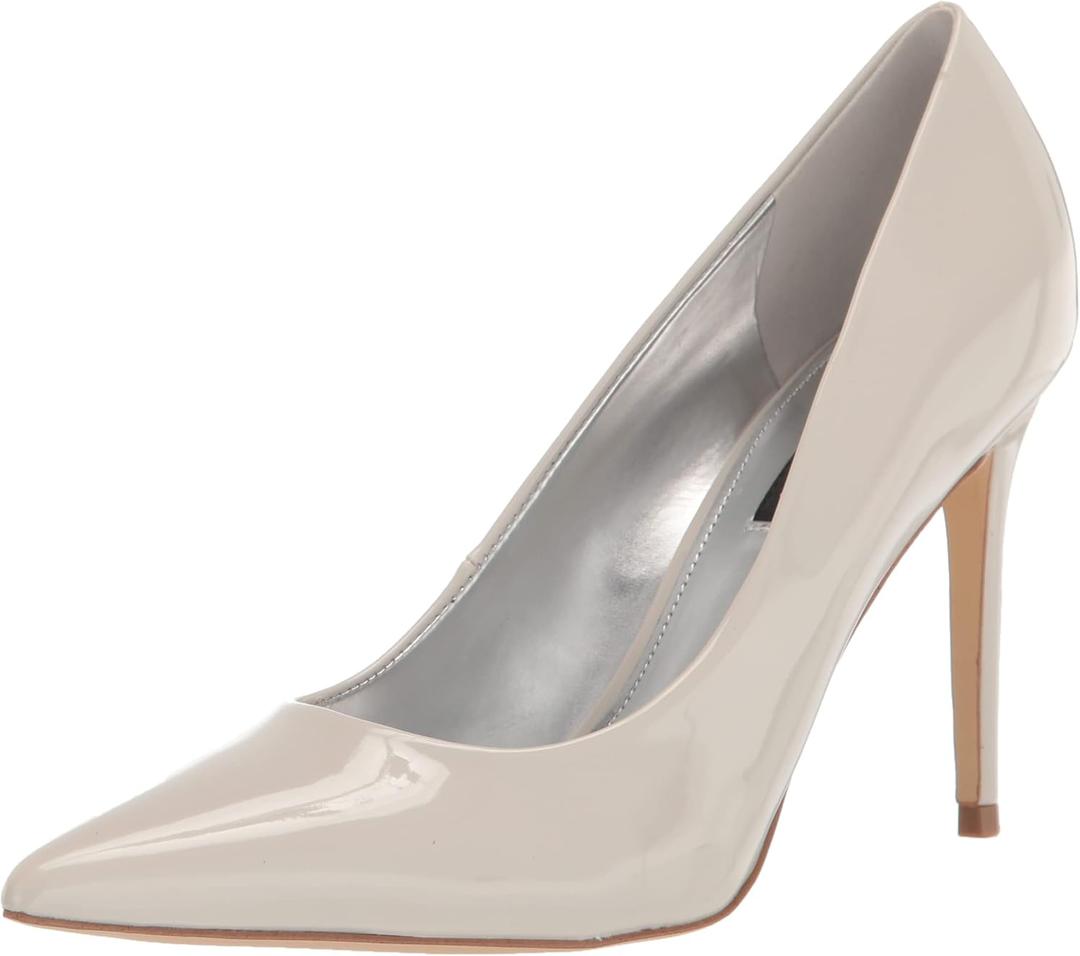 Nine West Womens Fresh Pump, Off White Patent, 8.5 US
