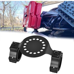 UTV ATV Universal Gas Can / Water Tank Holder Mounting Brackets for Polaris Ranger XP RZR, Can Am Maverick X3, Wildcat, Kawasaki Teryx (1 Set for 3-5L Tank)