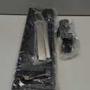 Adjustable Mobile CPU Stand, Ventilated Computer Tower Stand with 4 Caster Wheels Fits Most PC Tower, Under Desk CPU Holder PC Floor Cart Computer Riser for Students and Gamers (Black)