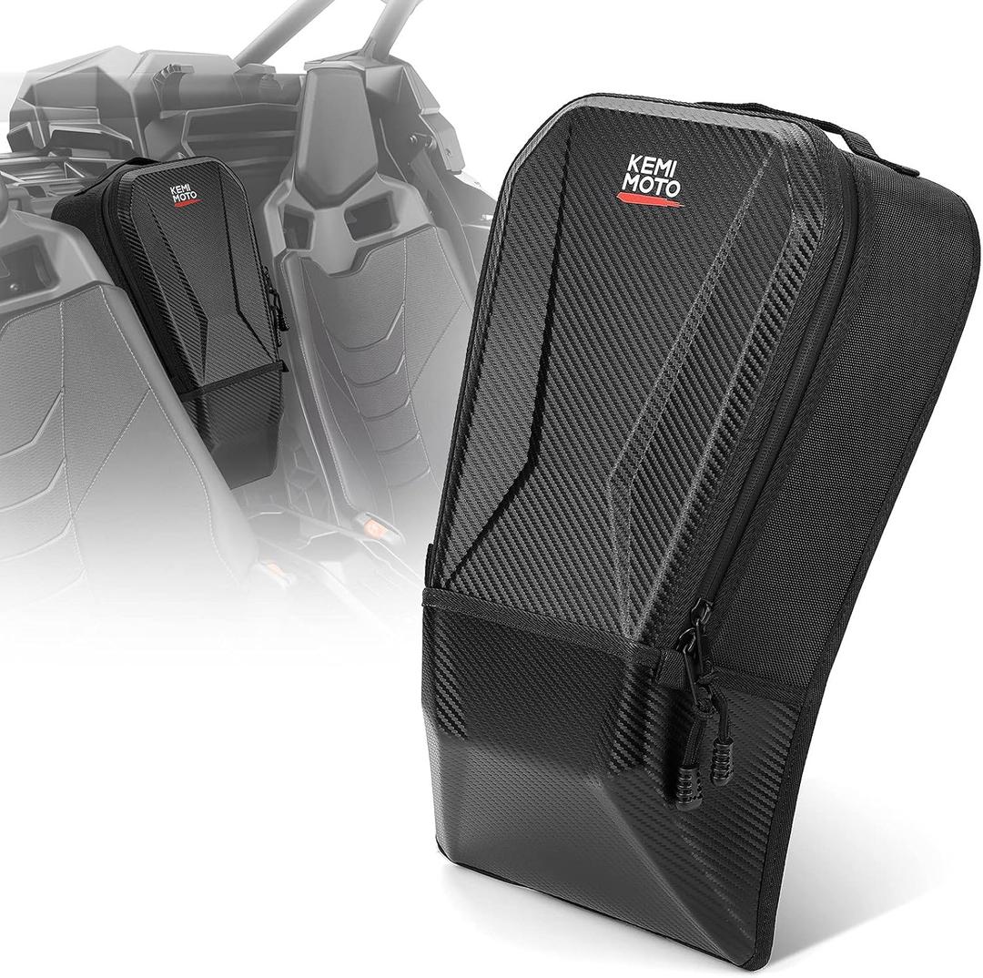 Kemimoto X3 Bag Upgraded X3 Storage Bags Center Shoulder Console Box Between Seat Storage Compatible with Can Am Maverick X3 MAX XRS XDS Turbo R RR 2017 2018 2019 2020 2021 2022 2023