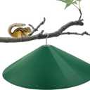 24-inch Large Outdoor Squirrel Baffles for Bird Feeders Pole, Squirrel Baffle with Metal Frame, Squirrel Guard for Bird Houses, Two Way Use, Green Color
