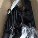 VEVOR Mobile TV Stand, Mobile TV Cart for 23 to 60 inch TVs, Height Adjustable Portable TV Stand with Wheels, with A Tray for Audio-Visual Devices, Rolling TV Stand with Mount for Bedroom, Living Room