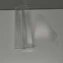 4Tier Clear Acrylic CD Holder - Cascading CD & DVD Storage Rack with Vinyl Record Stand - Holds up to 32 Cases (Large, Clear)