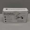 Handheld Sewing Machine for Beginners, Portable Mini Sewing Machine with Two Speed Modes, Easy to Operate and Fast Stitch Suitable for Clothes, Fabrics and Quick Home Repairs (White)