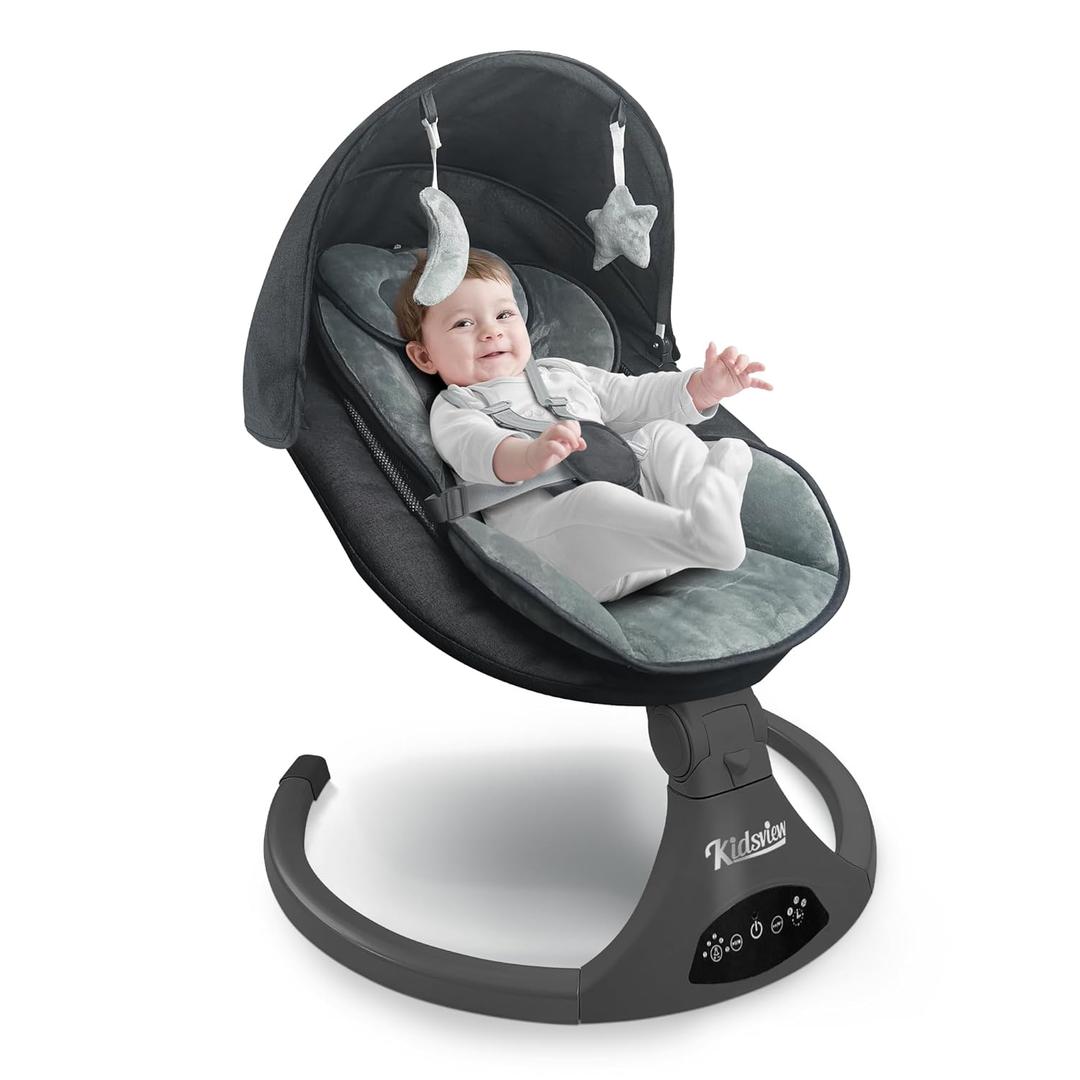 Baby Swings for Infants | Electric Bouncer for Babies,Portable Baby Swing for Newborns,5 Speeds,3 Seat Positions