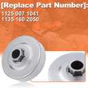 3/8" Rim Sprocket Clutch Cover Bearing Kit for Stihl MS311 MS391 MS311C MS391C MS340 MS360 029 MS290 039 MS390 034 036 MS340C MS360C Chainsaw