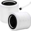 GoveeLife H7126 Mini Air Purifier Filter Replacement, 3-in-1 True HEPA(H13), 2 Pack