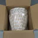 Chandelier Shades Set Of 2,Mini Lamp Shade 3" Top x 5.5" Bottom x 4.7" Slant ,Small Lamp Shades Clip On Bulb,Pleated Chandelier Lamp Shades,Fabric Lampshades That Attach To The Bulb(Brown Floral)