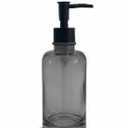 Ponta. Distributor a Lotion. Color Black. Glass. 8in × 3 in