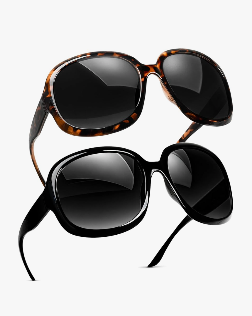 miyya Bug Eye Oversized Polarized Sunglasses Womens, Trendy Retro Sun Glasses for Women 2025, Oversized UV Protection Shades