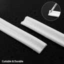 TriMold Peel and Stick Chair Rail Molding, Self-Adhesive Wall Trim for Home Decoration & Wall Protection, 3m x 3cm