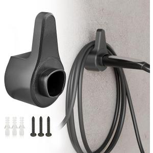 Anina EV Charger Holder for Tesla Car Plug Electric Vehicle Charging Nozzle Holster Dock Wall Mount Electric Cable Organizer Compatible with All Tesla Model X/ Y/3/S for Outdoor Indoor