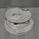 White Lamp Shades Set of 2, Bell Lamp Shades 6"Top x 13"Bottom x 10"High, Medium Shade Replacement Fabric Natural Linen Hand Crafted(Spider Fitter), Harp Holders Included, Easy Assembly Required