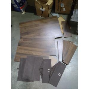 Cabinet 1 Part 19x31.5 Inches, 2 Parts 23.5x17 Inches, 4 Parts 15x4 Inches, 1 Part 14x6 Inches, 2 Soft Parts 14.5x11, and 2 Soft Open Boxes 14.5x11
