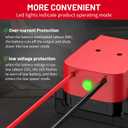 Upgraded Power Wheel Adapter Compatible with Milwaukee 18V Battery with Overdischarge & Overcurrent Protection, Switch, for DIY RC Cars, Toys, Robotics