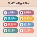 The Honest Company Comfort Dry Disposable Diapers for Sensitive Skin, Hypoallergenic, Rose Blossom + Tutu Cute, Club Box Size 2 (1218 lbs), 72 Count