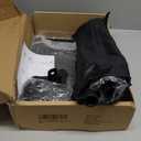 Projector Stand Tripod Adjustable, Laptop Height from 23.5 to 46.5 inches with Gooseneck Phone Holder, Floor for Office, Home, Stage, Studio, DJ Racks Holder Mount, 23.5inch-46.5inch (Black)