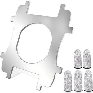 Faucet Aerator Removal Tool Aerator Key for Sink Faucets Aerator, Stainless Steel Wrench for Sink Faucets Regular, Junior, M22, M24 Recessed Aerator with Gear