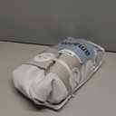 No Hook Shower Curtain and Liner Set,Light Grey Hotel Waffle Shower Curtain with Liner 75" L x 60" W