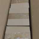 Brushed Nickel Bathroom Light Fixtures, 3-Light Modern Vanity Light Over Mirror, Wall Sconces with Milky White Frosted Glass Shades, E26 Socket 