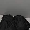 8x10FT Black Backdrop Curtains for Wedding Parties, Wrinkle Free Polyester Photo Backdrop Drapes for Graduation Photography Baby Shower Birthday Stage Background Stand Decorations 4x10ft,2 Panels