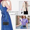 Harryshell Crossbody for Samsung Galaxy S23 FE 5G Case Wallet [8 Card Slots] with [Theft-Scan Blocking],Cash Coin Zipper Pocket Long Shoulder & Wrist Strap for S23Fe (Black)