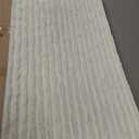 KASARO 3D Faux Stone Wall Panels, 3 PCS PU Wainscoting Panel for Interior Decor, Flowstone Wall Covering Panels Accent for Home, Office, 47.2 × 23.6 inch, White