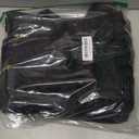 EASYA Large Insulated Lunch Bag for Work, Women's Nylon Thermal Lunch Box, Leakproof Cooler Tote Bag with Storage Pocket (Black) (Newly upgraded Noir Black)