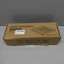 Drink Organizer for Mini Fridge,12oz 16oz 20oz - Soda Can Dispenser for Refrigerator, Width Adjustable, Automatic Pusher Glide, White (Mini 12.2"D), 12.2"D 5ROW, Holds 20 Cans