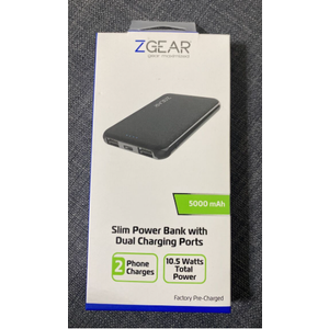 ZGEAR 20,000 mAh High Capacity Power Bank With LCD Display