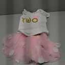 IMEKIS Baby Girl Mouse Birthday Outfit 1st 2nd Birthday Cake Smash Romper Tutu Skirt Polka Dots Clothes Set (2T, Pink - Two)