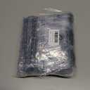 HFCNMY Stretch Square Ottoman Cover - Knitted Jacquard Ottoman Slipcover - Washable - Blue Large (35"D x 31"W x 14"H)