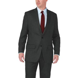 Haggar Men's Haggar Men's Jmh Premium Stretch Tailored Fit Suit Separates - Pants and Jackets (46, Black)