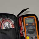 Neoteck Auto Ranging Digital Multimeter AC/DC Voltage Current Ohm Capacitance Frequency Diode Transistor Audible Continuity, Multi Tester with Backlit LCD (Orange)