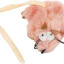 Steel Dog Cat Combo Critter Toy with Catnip Pouch Pink