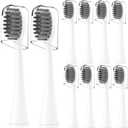 Toothbrush Heads Replacement Compatible with PRO-SYS VarioSonic V200M Electronic Toothbrush, White, 9 Pcs