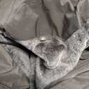 Rdruko Men's Outdoor Ski Snow Jacket Waterproof Fleece Mountain Hooded Rain Coat (M, Black)