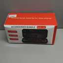 Switch 2 Accessories Bundle, 20 in 1 Game Kits, Hard Shell Carrying Case, Switch 2 Controller Charger, Screen Protector,Grips for Joy Con,Steering Wheels for Mario Kart, Clear Protective Cover CaseGift Pack (Carbon Black, Switch 2 7.9 Inch)