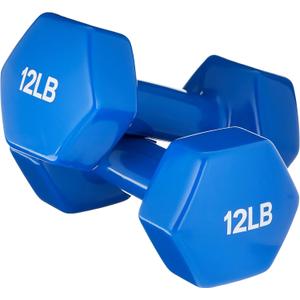 Amazon Basics Vinyl Coated Dumbbell Hand Weights