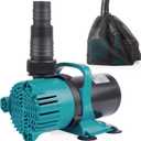 Alpine Corporation 3000 GPH Vortex Energy-Saving Pump for Ponds, Fountains, Waterfalls, and Water Circulation