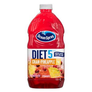 Ocean Spray Diet Cran-Pineapple Cranberry Pineapple Juice Drink, 64 Fl Oz Bottle