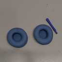 Replacement Beats Solo4 Ear Pads - with Protein Leather and Memory Foam Only for Beats Solo 4 On-Ear Headphones (Blue)