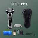 Panasonic ARC5 Electric Razor for Men with Pop-Up Trimmer, Wet/Dry 5-Blade Electric Shaver with Intelligent Shave Sensor and Multi-Flex Pivoting Head ES-LV65-S (Silver)